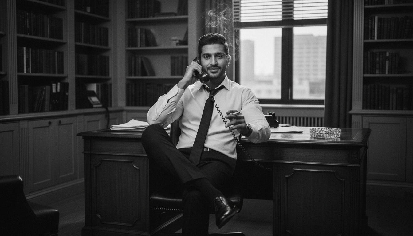 Man In Office